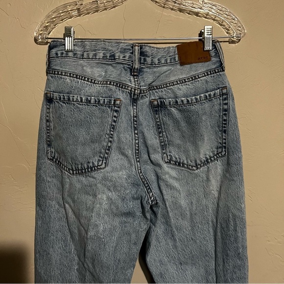 Aeropostale 90’s Baggy Button Fly High Rise Distressed Denim Jeans - Picture 9 of 11